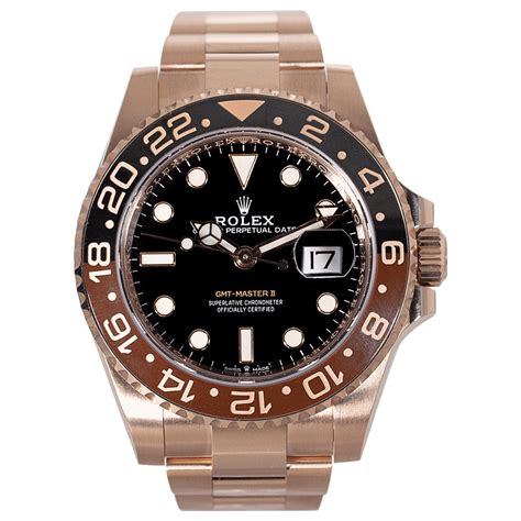 rolex gmt-master ii 126715chnr rose gold